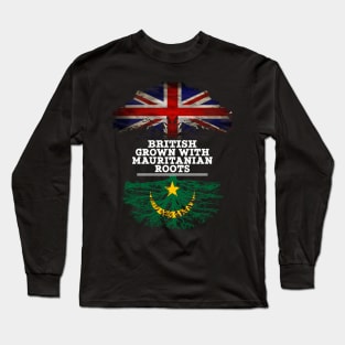 British Grown With Mauritanian Roots - Gift for Mauritanian With Roots From Mauritania Long Sleeve T-Shirt